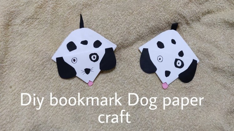 Dog bookmark DIY | #Artandcraft with paper