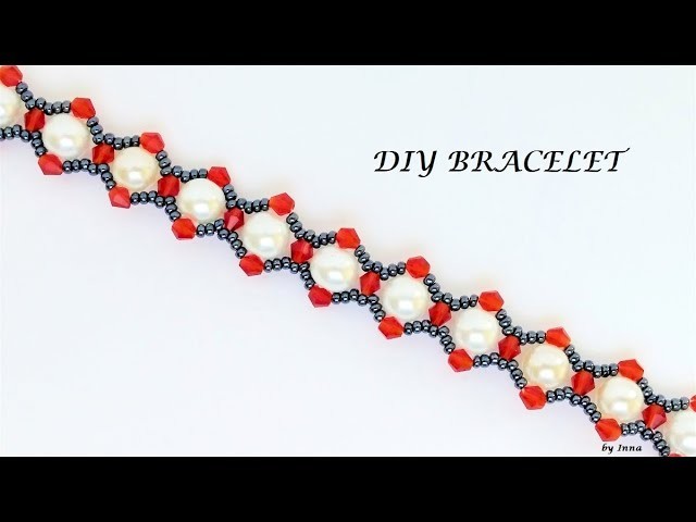 Gorgeous beaded bracelet.  How to DIY a bracelet