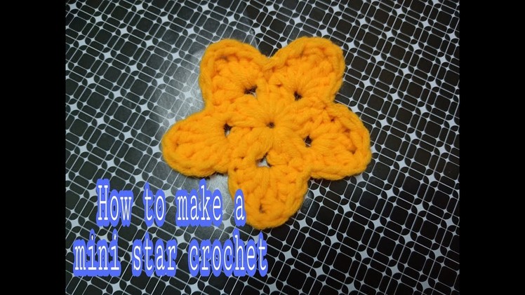 ~ How to make a simple star crochet ~ Easy star ~ Handmade
