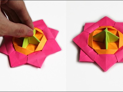 Origami high-speed table spinner with your own hands | NO GLUE paper toys for kids