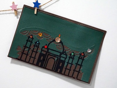 Paper Crafts DIY World Masterpiece Card - Taj Mahal Card