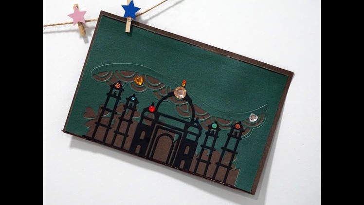 Paper Crafts DIY World Masterpiece Card - Taj Mahal Card