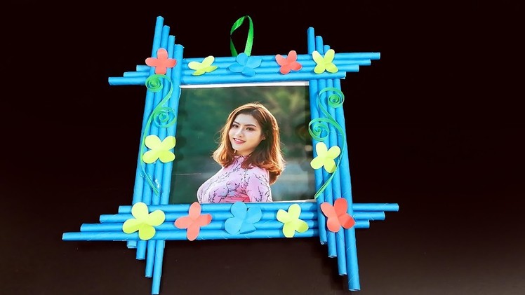 Paper Crafts ! Make a Beautiful  Photo Frame at Home