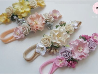 Preview : Paper Flowers Headband Ideas #2