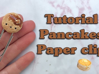 TUTORIAL PANCAKE PAPER CLIP. Polymer Clay. MADE IN FIMO????