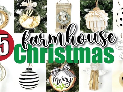 15 EASY Farmhouse Christmas Crafts | Dollar Home Decor for The Holidays