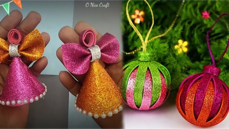 2 Easy DIY 3D Christmas Ornaments | New Christmas Decorations Ideas   Christmas