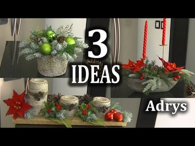 3 Ideas de Arreglos para Decorar en esta Navidad. Navidad 2021