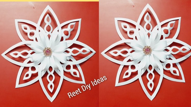 3D snowflakes | Diy Christmas crafts | Christmas decoration ideas | Christmas craft Easy paper decor