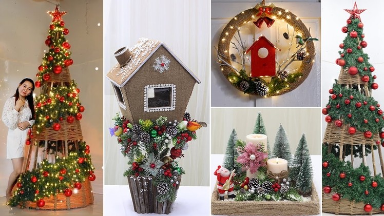 7 Jute craft Christmas decorations ideas ,7 Christmas decoration ideas