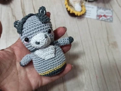 Amigurumi donkey asinello uncinetto mini presepe crochet nativity video 4