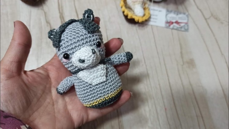 Amigurumi donkey asinello uncinetto mini presepe crochet nativity video 4