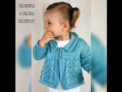Baby girls handmade Cardigan sweater design