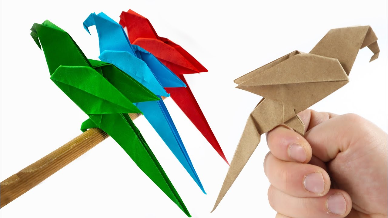 Cómo hacer un pájaro de papel