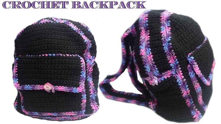 Crochet Backpack Tutorial - Crochet Bag