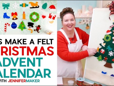 DIY Advent Calendar 2021 ???? Cut Felt on a Cricut Explore and Maker!