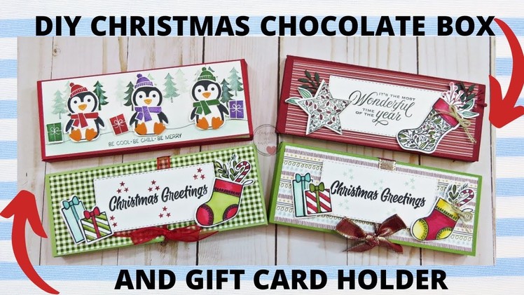 Diy Christmas Chocolate Box and Gift Card Holder