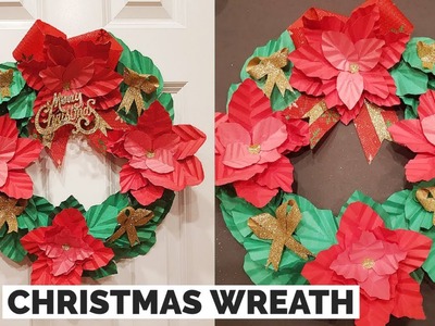 DIY Christmas Wreath | Christmas Decoration Ideas | Christmas Crafts | Easy Holiday Wreath Making