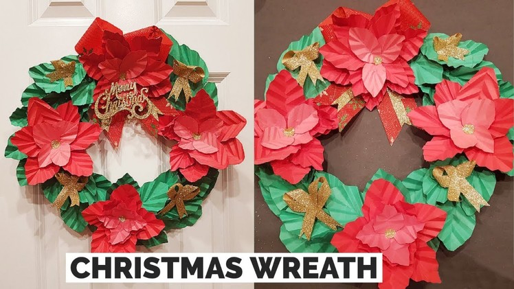 DIY Christmas Wreath | Christmas Decoration Ideas | Christmas Crafts | Easy Holiday Wreath Making