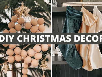 DIY Pinterest Inspired Christmas Decorations || Nordic & Vintage