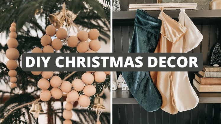 DIY Pinterest Inspired Christmas Decorations || Nordic & Vintage