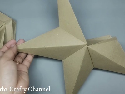 DIY STAR LANTERN | 3D STAR MAKING WITH PAPER | PAPER STARS ORIGAMI