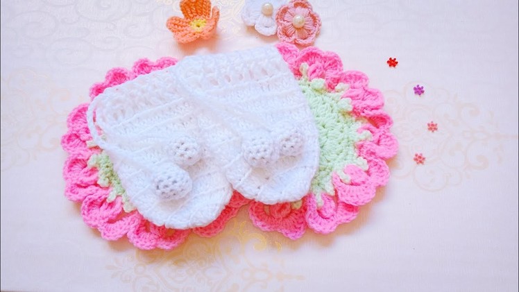 Easy and Simple Crochet Newborn Mittens.[0 to 6 month Mittens]