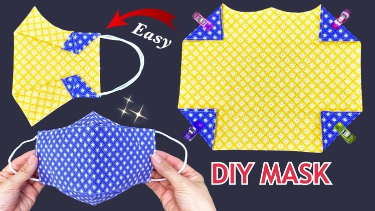Easy New Style Mask????Diy 3D Breathable Face Mask Sewing Tutorial | How to Make Fabric Mask At Home |