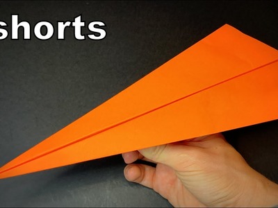 How to Make a Paper Airplane that Flies Far | Origami Airplane Easy #shorts