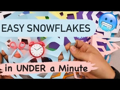 How to Make SNOWFLAKES for Kids - Easy 4 Beginners with Cutting Ideas! #snowflakes #mrschuettesart