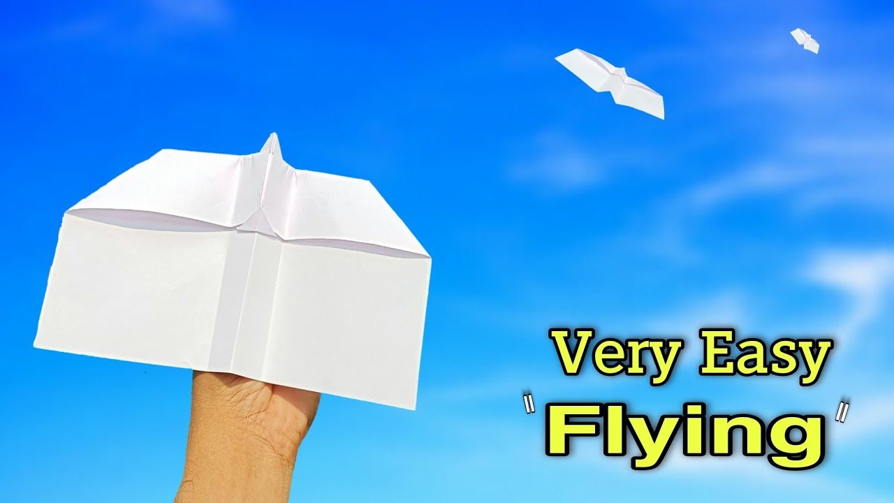 how-to-make-very-easy-plane-flying-a4-paper-plane-new-paper-glider