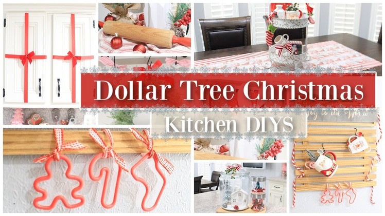 INCREDIBLE Dollar Tree Christmas Kitchen DIYS | Christmas Kitchen Decorating Ideas