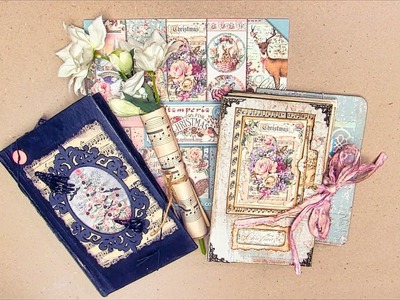 Junk Journal Pink Christmas Vintage & Gothic