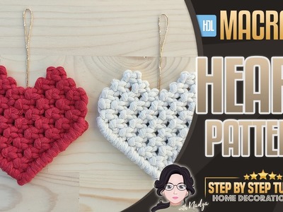 MACRAME | DIY HEART Tutorial | Easy Heart Ornaments
