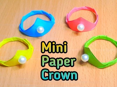 Mini paper Crown . paper craft.Origami crown #shorts #ytshorts#yutubeshorts #diy