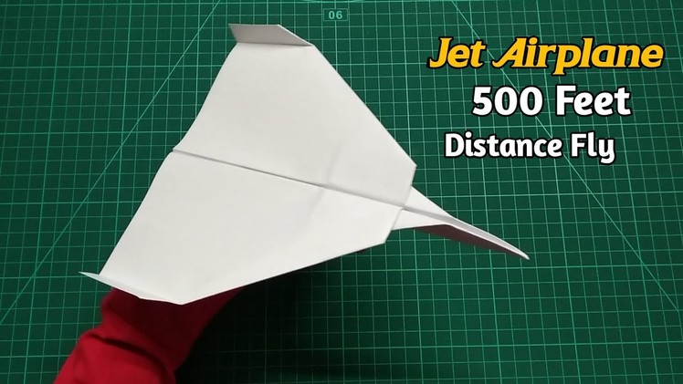 Paper Airplane Flies Up to 500 Feet – How to make a paper airplane | Origami Plane | Paper Planes