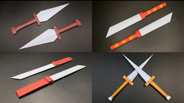 Paper Crafts Easy | Origami Knife | Paper Knife Easy | Paper Dagger | Paper Craft