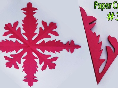 Papercraft design #3 | paper cutting | paper snowflake #PaperCraft