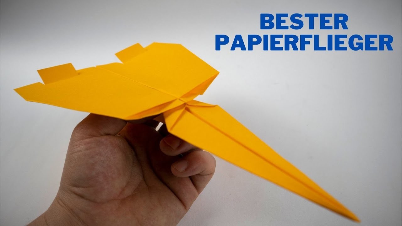 Papierflieger Falten Der Weit Fliegt, Bester Papierflieger, 4K