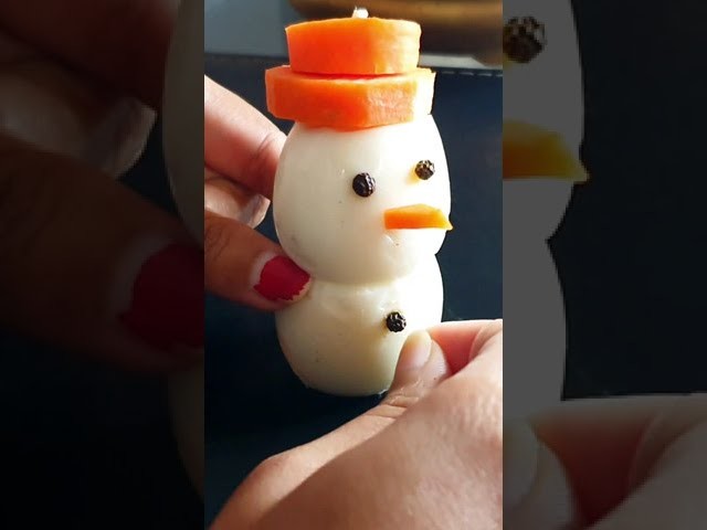 Snowman Making at Home | DIY Egg Snowman | Snowman From Eggs | Christmas Special #snowman #shorts