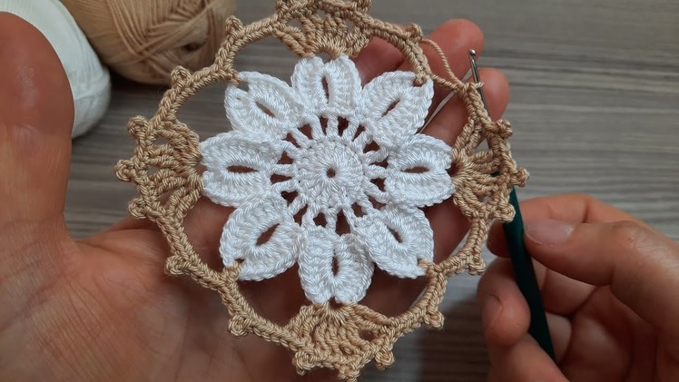 SPECTACULAR ???? Easy Beautiful Flower Crochet Motif knitting Online Tutorial for beginners Tığ işi