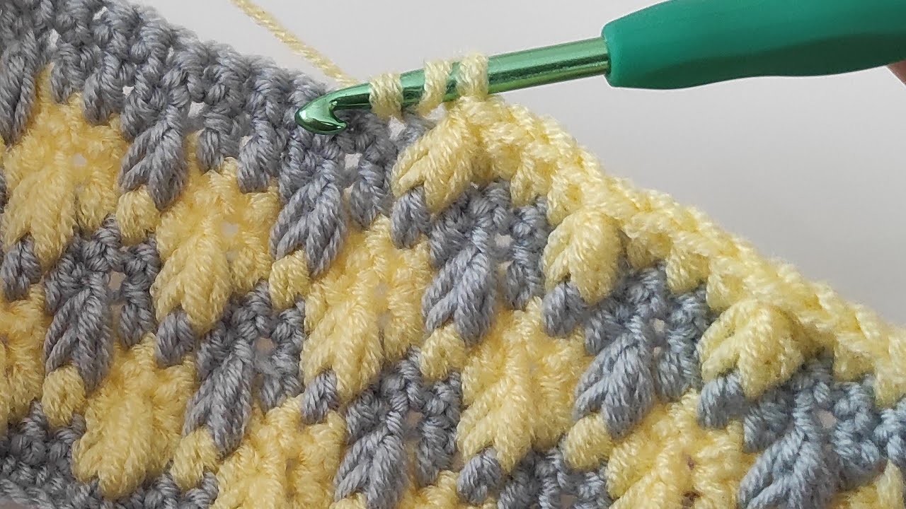 Super Easy crochet baby blanket pattern for beginners ~ Trend 3D