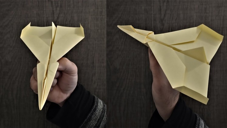 Super Easy Jet Fighter Paper Airplane