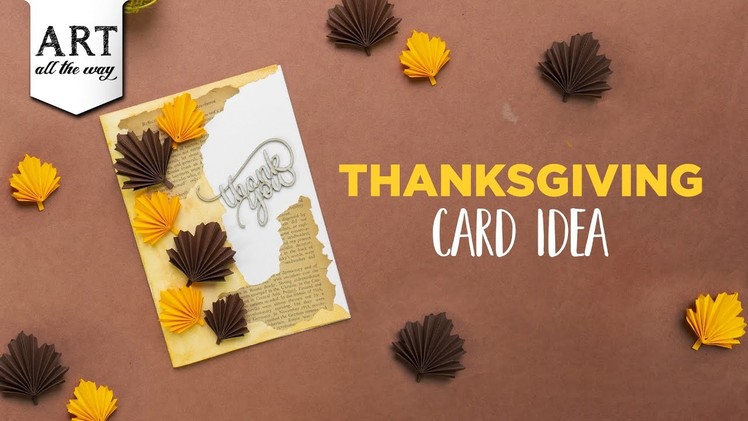 Thanksgiving Card Idea | DIY Autumn Crafts | Creative Card Design | Handmade Gift Making | Tutorial