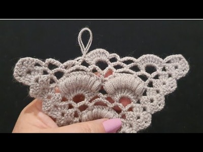 3️⃣9️⃣5️⃣ Crochet knit shawl pattern Tığ işi örgü şal modeli