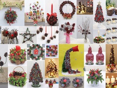 50+ Christmas decoration ideas with pine cones