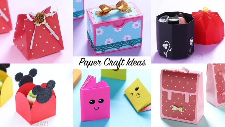 6 Easy Paper Craft Ideas | DIY Craft | Origami Craft
