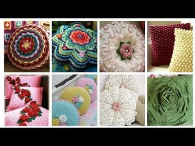 Amazing Crochet Cushions in Different Shapes and Designs #crochetcushion