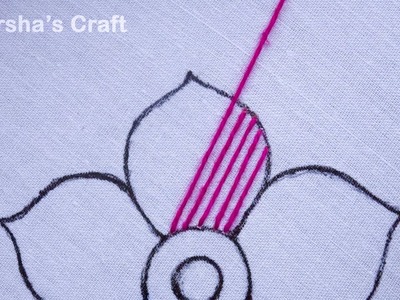 Amazing Flower Hand Embroidery Net Stitch Embroidery Design, Very Easy Flower Embroidery Tutorial