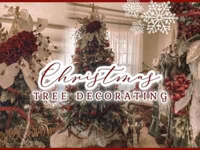 COZY CHRISTMAS TREE DECORATING | CHRISTMAS TREE DECORATIONS IDEAS 2021 | COZY CHRISTMAS DECOR